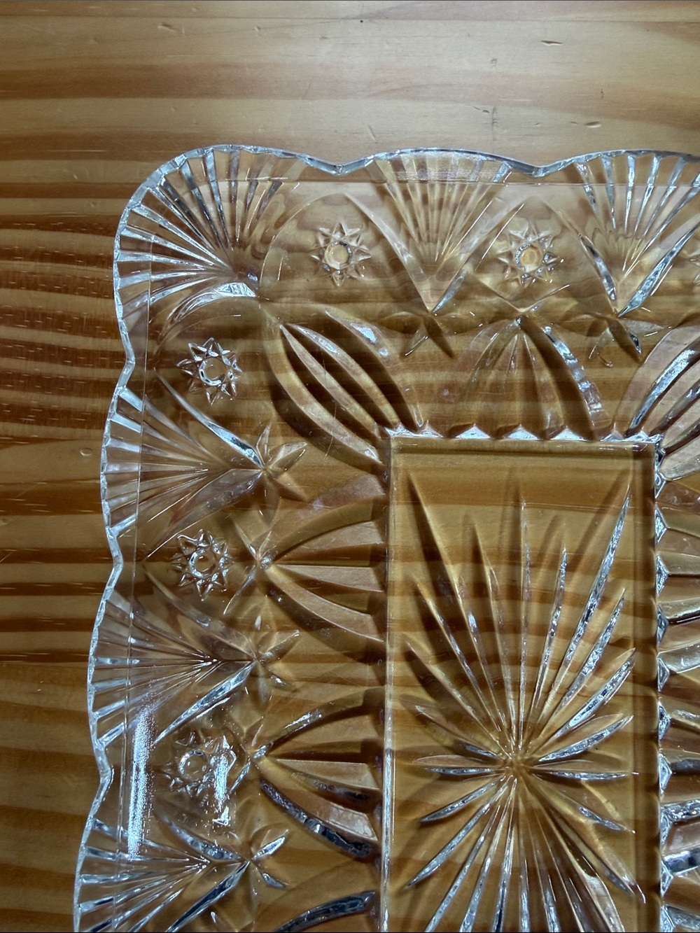 Vintage J.G. Durand Lead Crystal Rectangular Tray - Made in France (with Box) - Picture 8 of 11